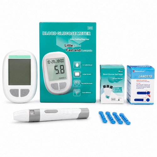 MEDIDOR DE GLUCOSA DIGITAL (100 UND X CAJA)