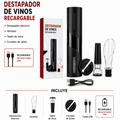 DESTAPADOR DE VINO ELECTRICO (RECARGABLE)